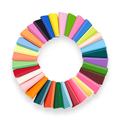 Polymer Clay Set - 36 Farben 900g/1.98LB Polymer Clay Ofen Backen Lehm Figur DIY Basteln & Modellierung Lehm… – Ansicht 5