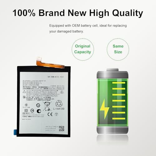 Image of New ND40 Battery Replacement for Moto Edge 30 (XT2203), with Repair Toolkit