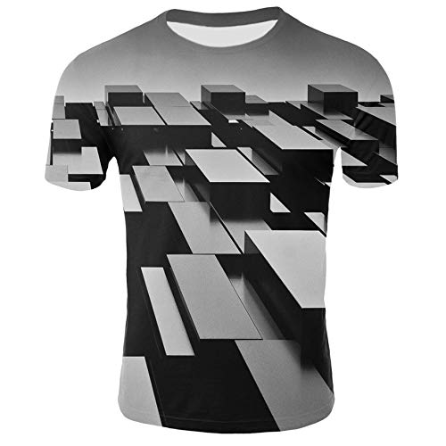 Caratteristiche: tecnologia di sublimazione della tintura 3D, una tecnologia che ci permette di produrre questi colori pazzi senza sbiadire, screpolature, peeling, con colori nitidi e nitidi che aggiungono bellezza alle t-shirt.