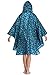 SaphiRose Unisex Rain Poncho Raincoat Hooded for Adults Women with Pockets (Blue Cloak)