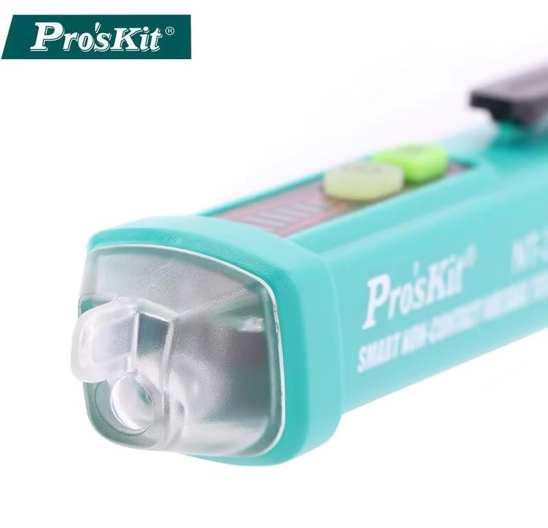 Vista 5 de Proskit NT-309-C Pluma de electrometro inductivo multifuncional para comprobar puntos de interrupción electricista pluma electroscopio sin contacto