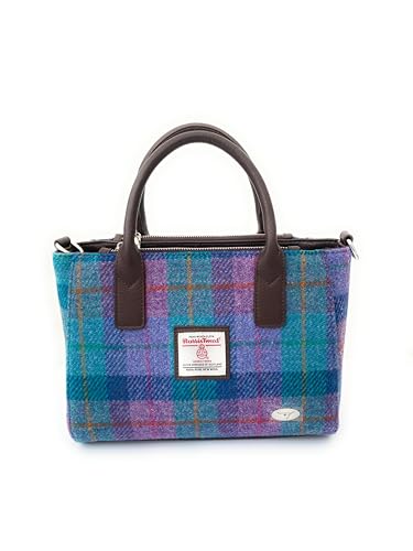 Glen Appin Harris Tweed Einkaufstasche – LB1228 Brora - Farbe 79 Türkis