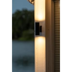 Volt 12v cast brass updown outdoor sconce lanai light black with unidirectional topbottom for low voltage landscape lighting  urban country home decor