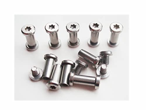 KNIFIUS EDC coltello manico pivot pin vite, coltello di sopravvivenza rivetti borsa coltello pieghevole chiudigambo, confezione da 10 pezzi