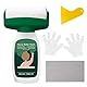 Chingcoo 500g Wandfarbe Ausbessern Weiß, 2 in 1 Ausbesserungsfarbe Weiss, Wandreparatur RollbüRste, Wandreparaturroller Farbe für Graffiti Kratzer Flecken Wände (mit Sandpapers, Schaber, Handschuhe)