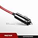 Nilight 10003W 14 Ft Male-to-Female Extension Cord Cable Heavy Duty 12V/24V Car Charger with Cigarette Lighter Socket,2 Years Warranty, red