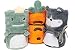KEITE Juego de 3 Mantas para Bebés Recién Nacidos y Niños - Suave Mantas de Cuna de Franela de Zanahoria, Dragón, Manta de Osito de Peluche - Plegable - Colores Neutros Ideales para Niñas y Niños
