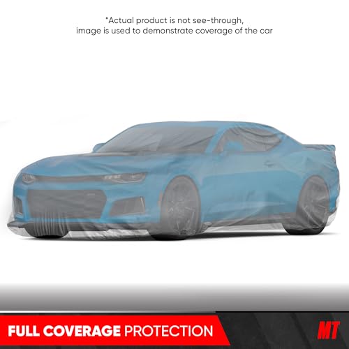 Image of MotorTrend Custom Fit Car Cover for Chevrolet Camaro 2010-2020, All-Weather Protection for Cars Trucks & SUVs, UV Resistant Waterproof Scratch-Resistant, Vehicle Cover for Outdoor & Indoor