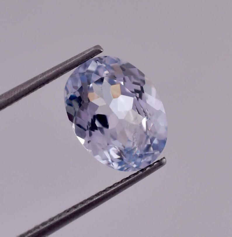 Aigue-marine naturelle de 10x8 mm ovale pour la création de bijoux DIY - 2