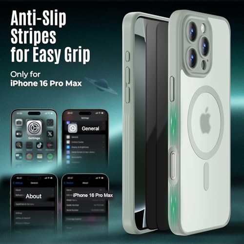 Image of Symcele Designed for iPhone 16 Pro Max Case, Calke Green