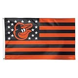 WinCraft MLB Baltimore Orioles 02497115 Deluxe Flag, 3' x 5'