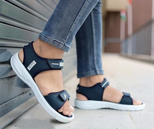 Image of AADI Men's Synthetic Leather Outdoor Casual Sandals & Floaters