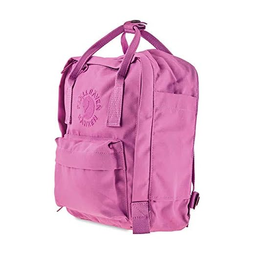 Fjällräven Re-Kånken miniryggsäck, grön (Spring Green), 13 x 20 x 29 cm, 7 L Rosa (rosa ros) 13 x 20 x 29 cm, 7 L
