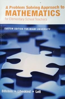 Paperback A Problem Solving Approach to Mathematics for Elementary School Teachers, Miami University Book