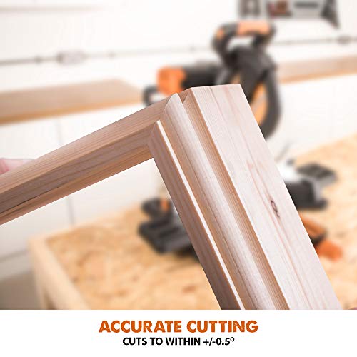 Evolution Power Tools R255SMSDB+ 15 Amp 10 in. Premium Dual Bevel Sliding Miter Saw w/Laser and Multi-Material Cutting Blade