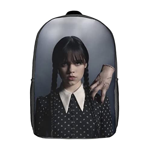 GENBAK Miércoles Addams Mochilas Para Niños Niñas Mochilas De Escuela Secundaria La familia...
