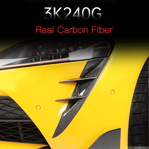 Jswan Carbon Fiber Front Fog Light Eyebrow Cover For Supra A90 Mk5 Headlights Trim Frame Decoration Patch Front Bumper Spoiler Sticker Bumper Armor Cover #TOP1