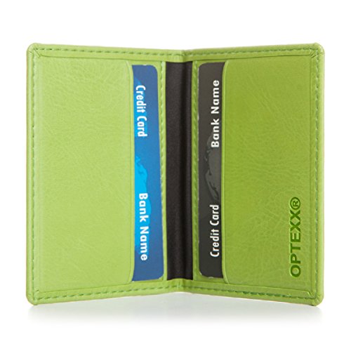 OPTEXX w5102015u00a0Carte Etui RFID pour Cartes de Crédit Homme/Femme avec protection certifiée TÜV et zerifiziert
