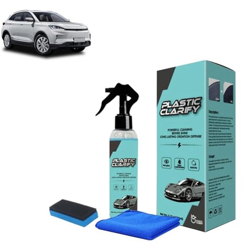 Limpiador y acondicionador de plástico para interiores de automóviles, agente de reacondicionamiento de piezas de plástico para el interior del automóvil, limpiador de pulido de interiores, spray de
