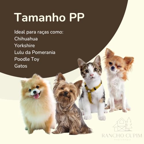 Comedouro Elevado Individual Madeira Um Pote Inox para Cachorro e Gato