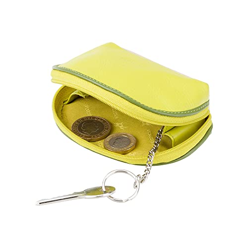 Image of Visconti RB63 Multi Color Ladies Soft Leather Coin Purse Key Wallet With Key Chain