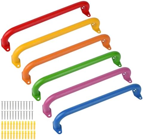 17.1″ Metal Monkey Bars 6 Pack 6 Colors Indoor Playground Handles