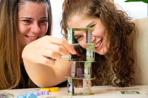 Le Chat et la Tour – Jeu de Dextérité Coopératif ou Compétitif | Unfriendly Games | 1 à 5 Joueurs | Dès 8 Ans | 20 Min | Poétique & Tactile | Blackrock Games