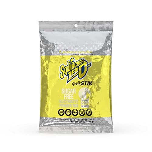 Image of Sqwincher Zero Sugar Hydration Bundle with Lemonade Drink Mix (50 Pack) and Assorted Flavor Freezer Pops (50 Count)