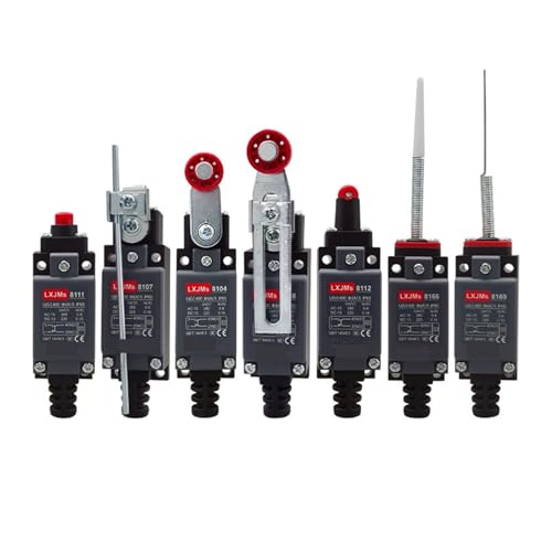 Interruptor de viaje Lxjms8108 ideal para automatizar puertas y proyectos mecánicos pequeños