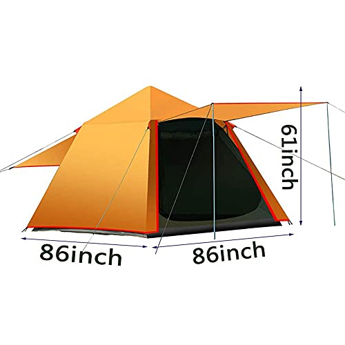 Tente camping double couche imperméable abri extérieur