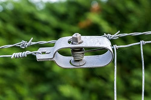 Flandria Metalldraht aus verzinktem Stahl, 1,1 mm x 50 m, Spule mit Metalldraht