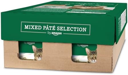 by Amazon Alimento para gatos, paté mixto, 100 g, paquete de 32 unidades (anteriormente Lifelong !)