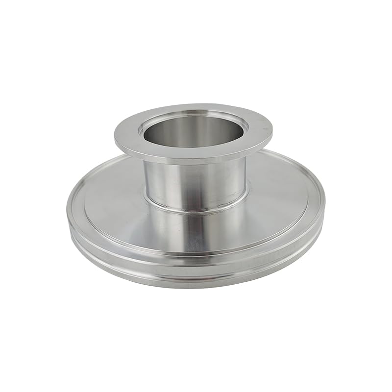 Reductor de vacio ISO80 a KF40 adaptador de brida SUS304 para tuberia de vacio y abrazadera clip 4
