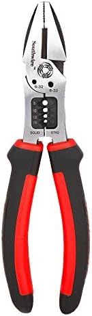 Southwire MPSCP 6-in-1 Multi-Tool Side Cutting Plier, Multifunctional, Ideal For Stripping 8-14 AWG Solid Wire And 10-16 Stranded Wire