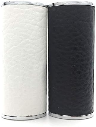 Lucklybestseller 2PCS Set Metal Leather Lighter Case Cover Holder for BIC Full Size Lighter J6