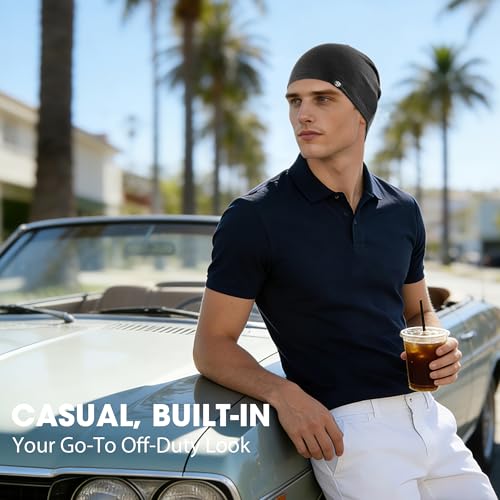 Image of WTACTFUL 3-Pack Soft Viscose Slouchy Beanie Skull Caps for Men and Women