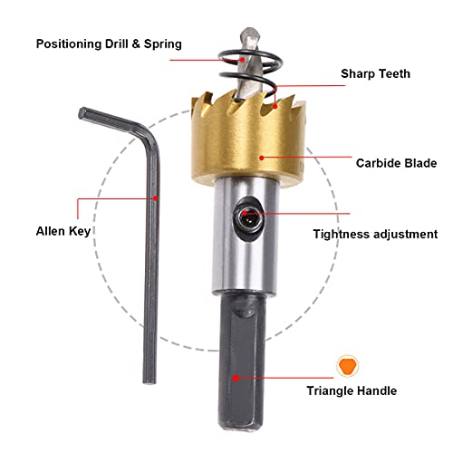 SagaSave 45MM/1.77Inch Carbide High Speed Steel Drill Bits Hole Cutter - Image 4