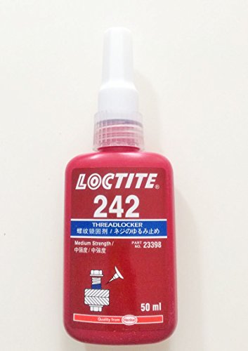 LOCTITE 242 Enduit de blocage 50 ml ( idéal pour acier inoxydable et laiton)