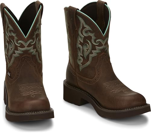 Justin Women's Gemma II Round Toe Western Boot3