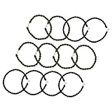 Kisangel 12個 ブートスト レギンス 脚 シンチ スト ブートバンド 固定する キャンプ 調整可能な プロのズボンのレッグスト サイクリングブーツバンド アルミニウム合金