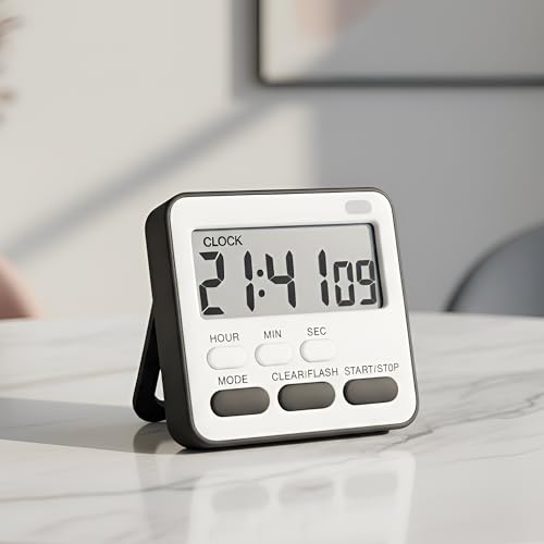 Image of Digital Alarm Clock Style Classic Analog Twin Bell Alarm Clock for Bedroom | Loud Alarm Desk Table Clock, Heavy Sleepers | Vintage Retro Clock for Home, Office, Study Table, Dcor