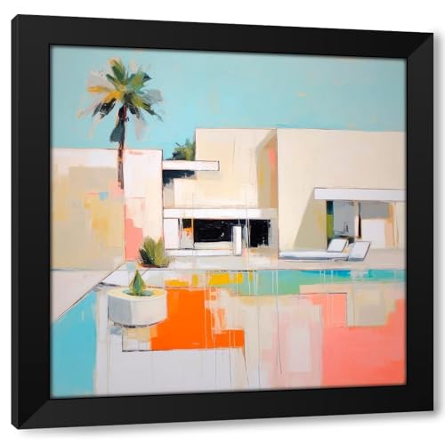 ArtDirect Modern Pool House I Custom Framed Art Print Giclee
