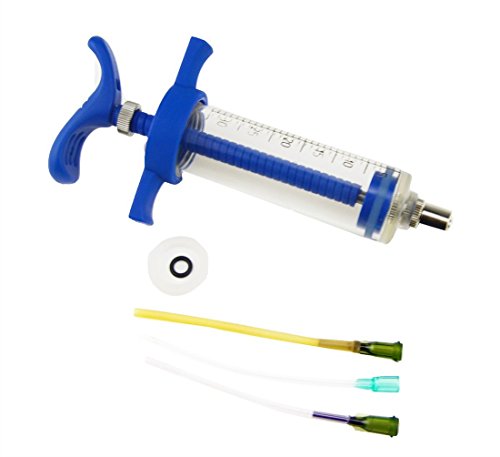 LILYS PET Reuseable Young Birds Feeding Syringe,Plastic and Perspex Material,Feeding Milk for Young Birds or Feeding Medicine for Sick Birds (10ml and 2+2.5+3mm Hose)