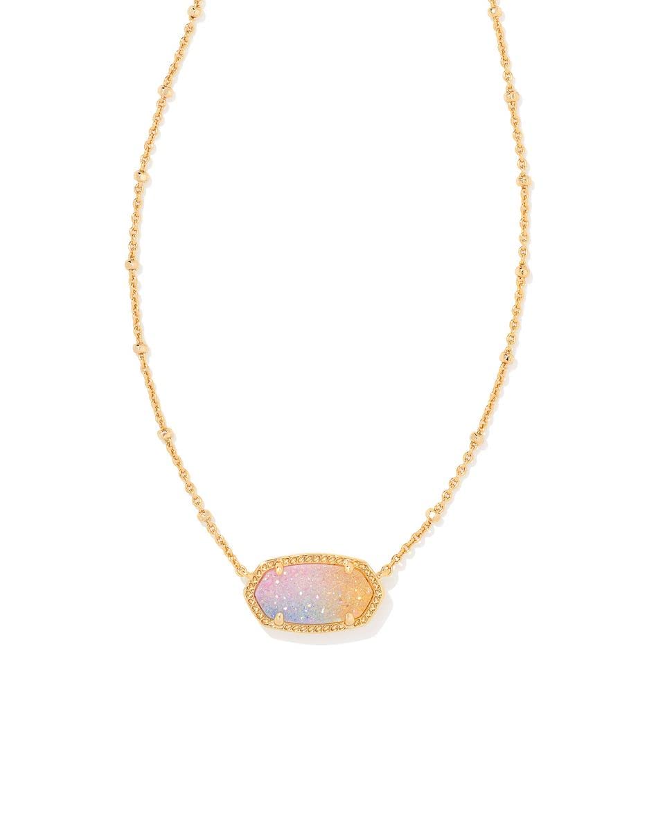 Kendra Scott Elisa Satellite Short Pendant Necklace for Women, Dainty Fashion Jewelry