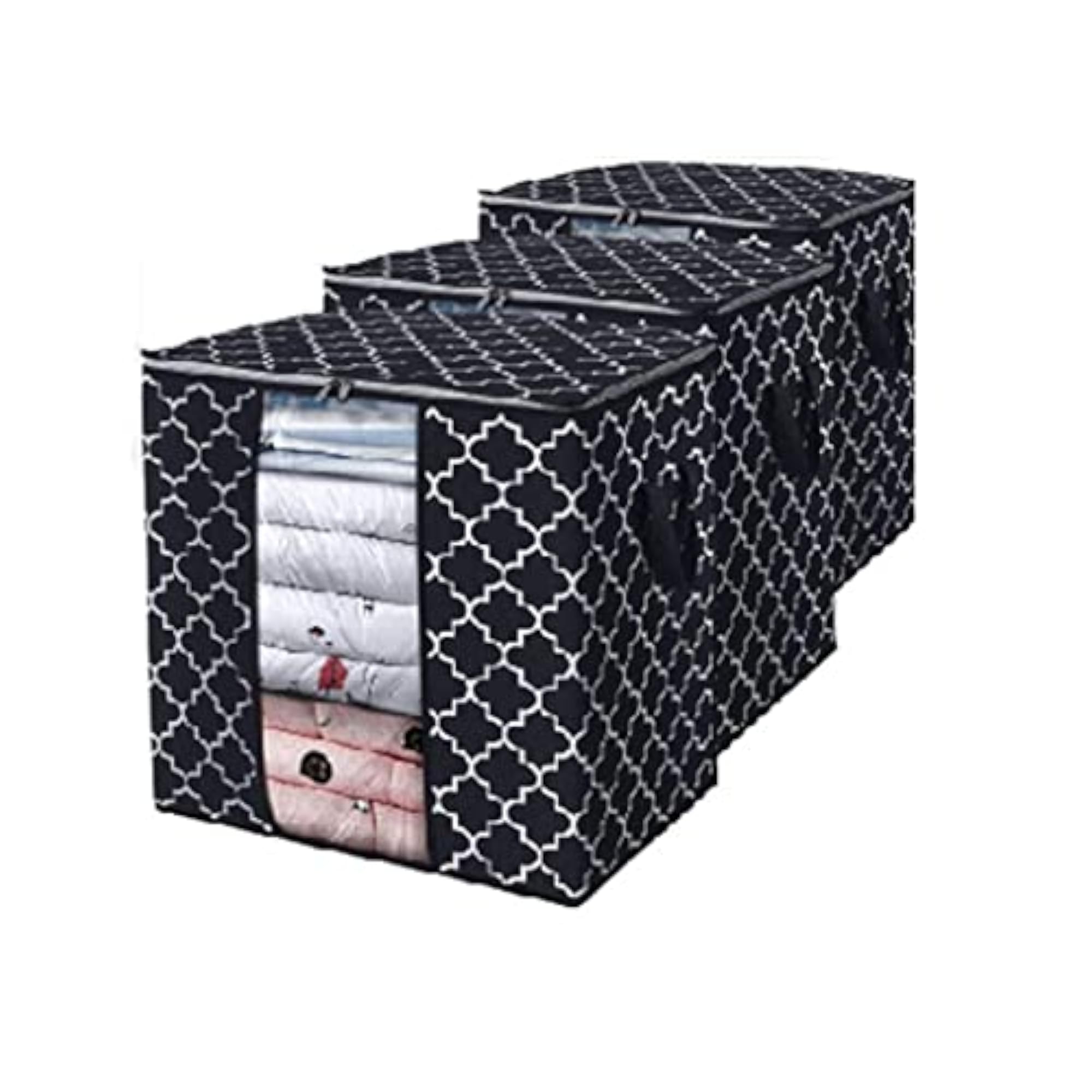 Milaan Clothes Storage Bag Quilt Bedding Zipper Organizer