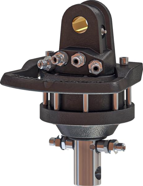Rotatore idraulico FINN 1 t, 3 t, 4,5 t, motore rotante, pinza per legno, albero (1 t - CR 100-W25A20-111)