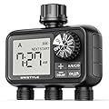 [2026 Upgrade] 3 Zone Sprinkler Timer, Unistyle Programmable Water Timer for Garden Hose, 3 Outlets Hose Timers with Manual Irrigation Timers for Yard and Lawn Patio