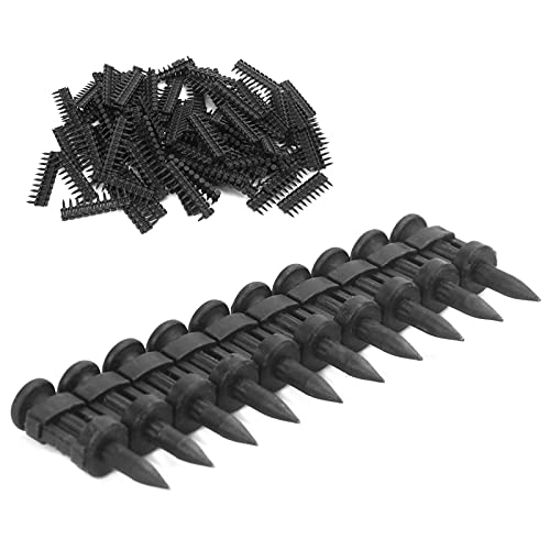 1000 clavos redondos de gas 3/4 pulg con película negra para fijación de puertas y ventanas con mayor penetrabilidad miniatura 4