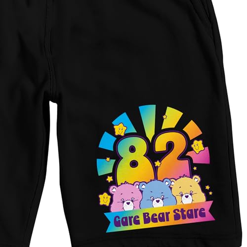 Care Bears 82 Men's Black Sleep Pajama Shorts2