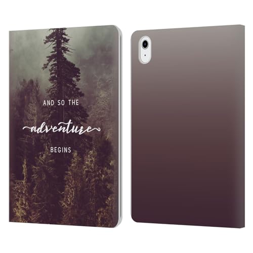Coque en cuir portefeuille iPad Air 2020 Nature Magick Forêt avec support ajustable